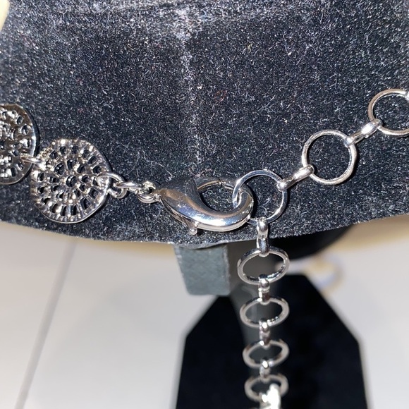 Amrita Singh Cecile silver tone hammered choker. Adjustable. Hand made. NWT. - Picture 5 of 9